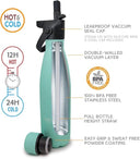 NERTHUS BOTELLA TURQUESA DOBLE PARED 500ML